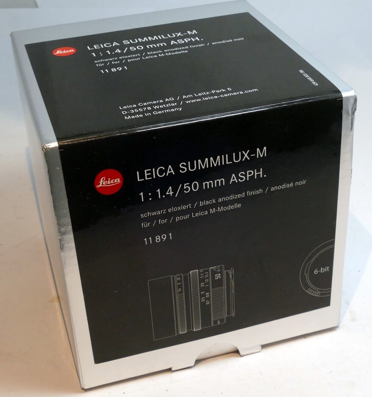 Empty Box (only ) for 11891 Leica  Summilux-M 50mm f1.4 ASPH. lens