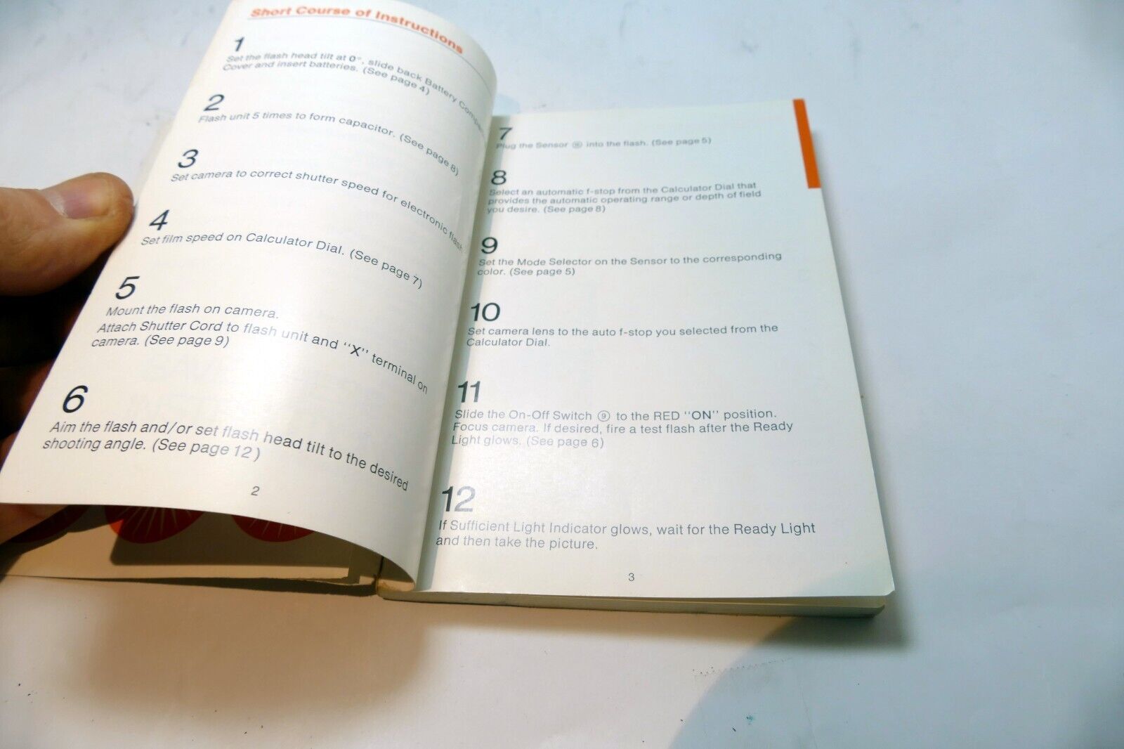 Vivitar Flash 283 Owner's manual  Instruction Guide E English Gr Sp Fr