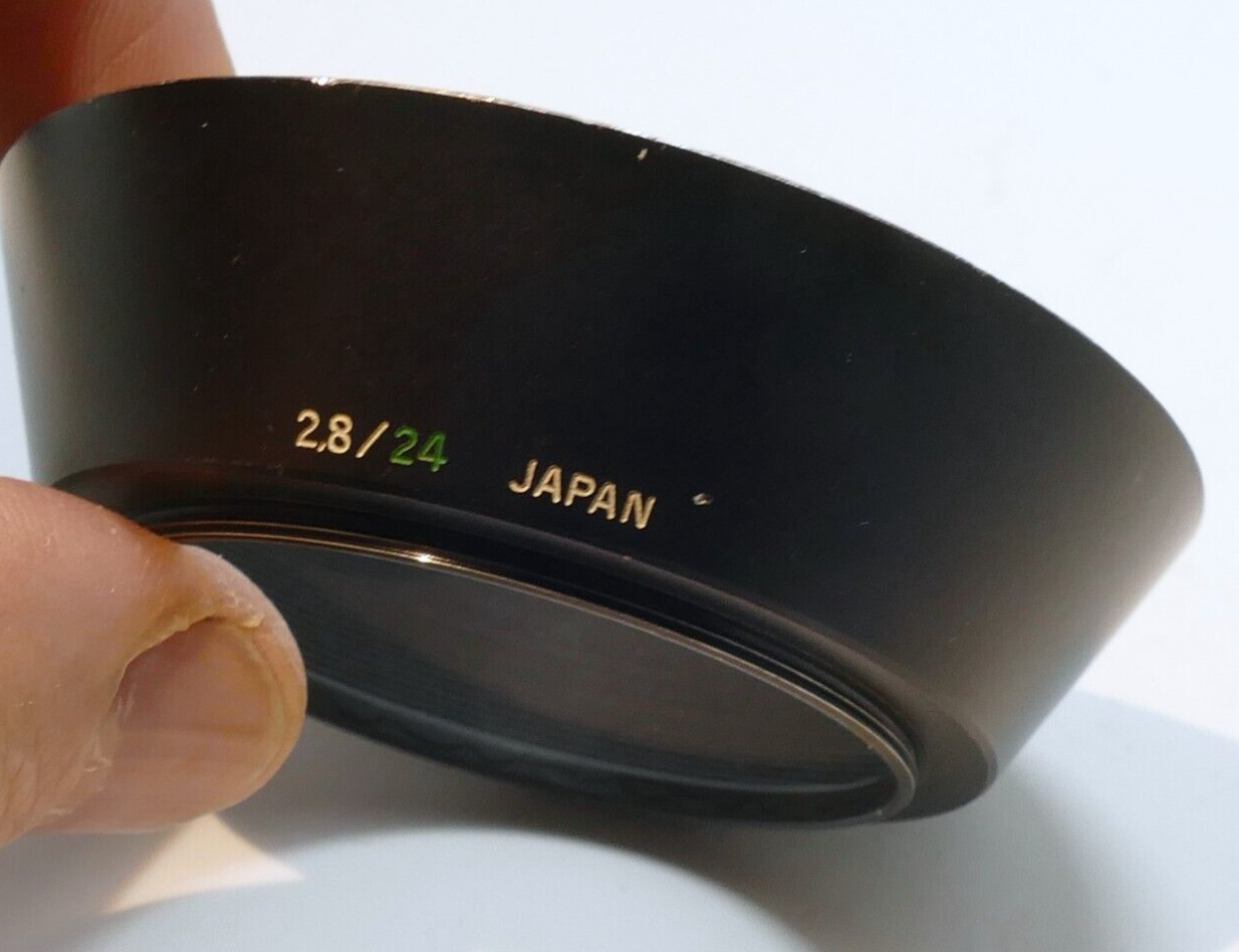 49mm Olympus OM 24mm f2.8 lens Metal hood shade for  Zuiko - OEM Genuine