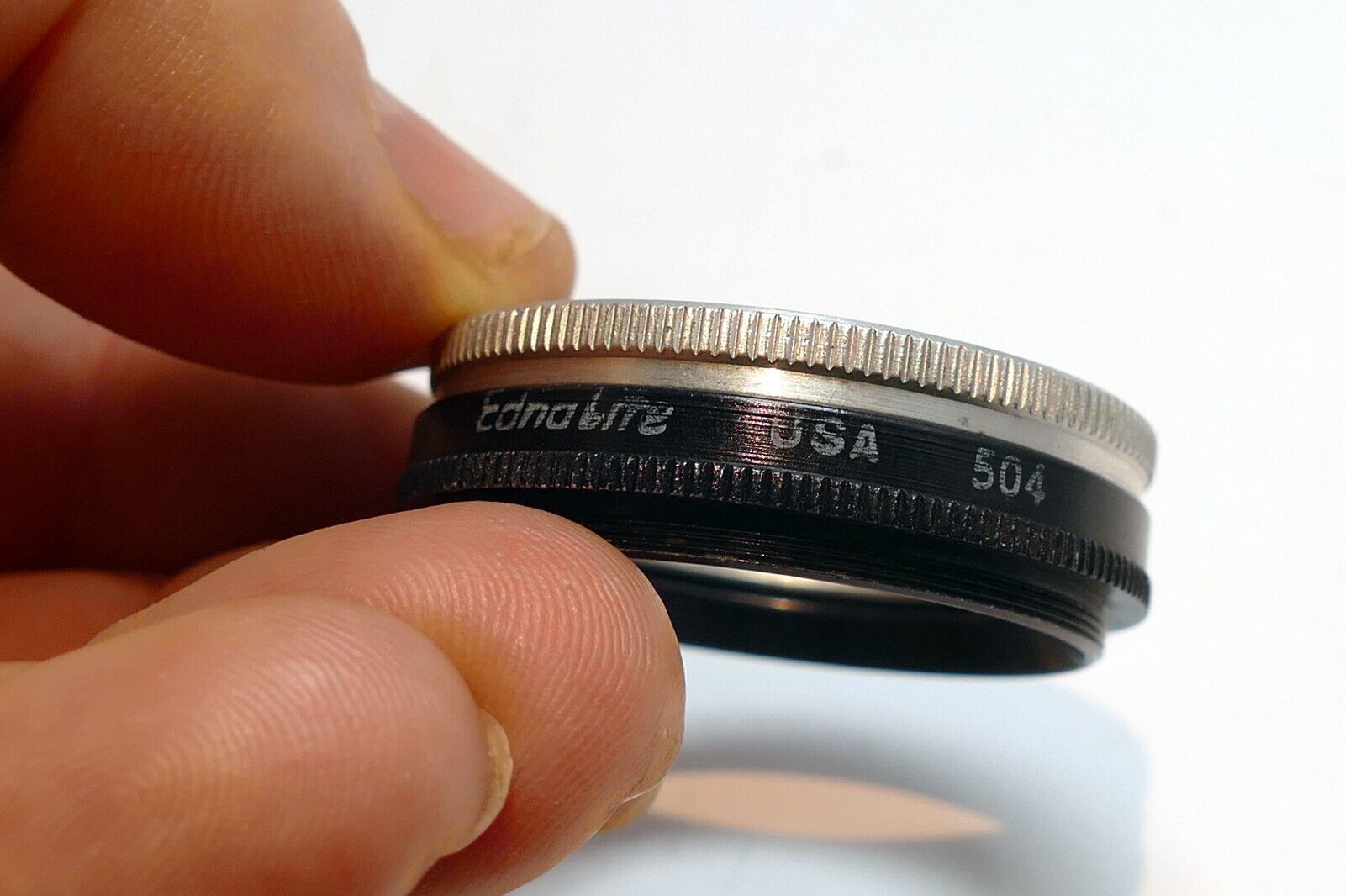 33.5mm to 33.3mm series V 5 filter holder adapter threaded w/ retaining ring 504