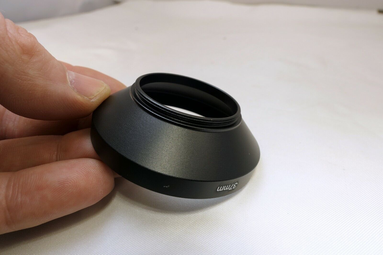 37mm Metal Sturdy LENS hood Wide Angle for  screw w/ threaded in front rim 58mm