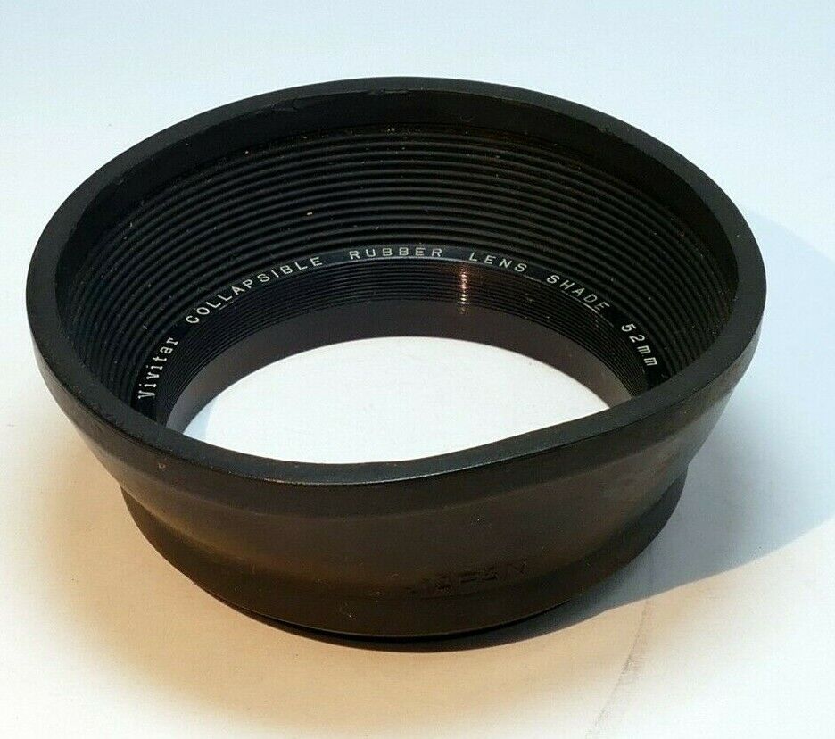 Vivitar 52mm screw in  Rubber Lens Hood Shade for 105mm 135mm f3.5 f2.8