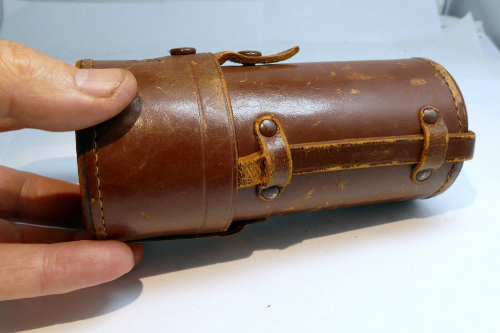 Leather Case Canon for 85mm f1.9 f2 L39  Lens rangefinder Serenar w/ strap