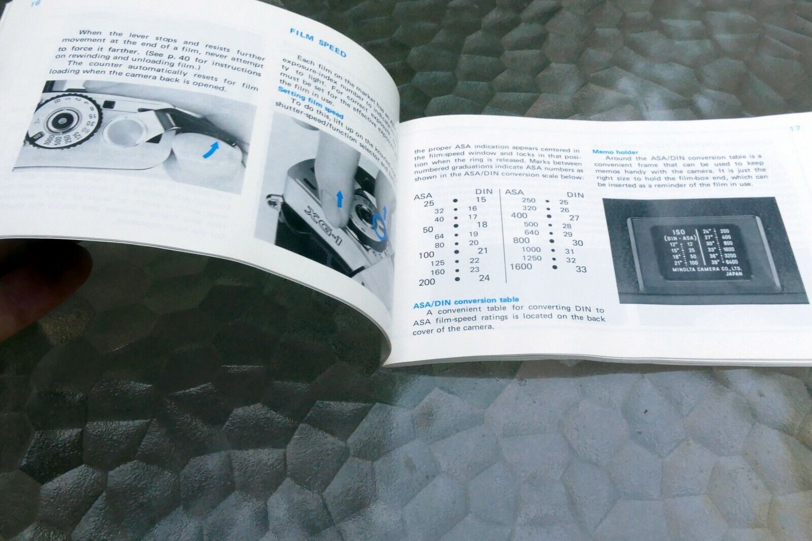 Minolta XG-1 (n) camera Owner's Instruction manual guide E English