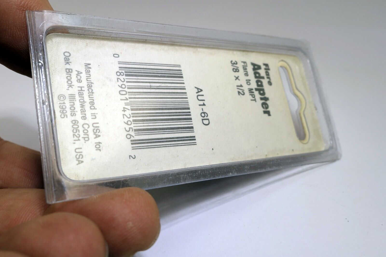 Ace 42956 Flare Adapter 3/8"(.375") X 1/2"(.5") Flare to MPT