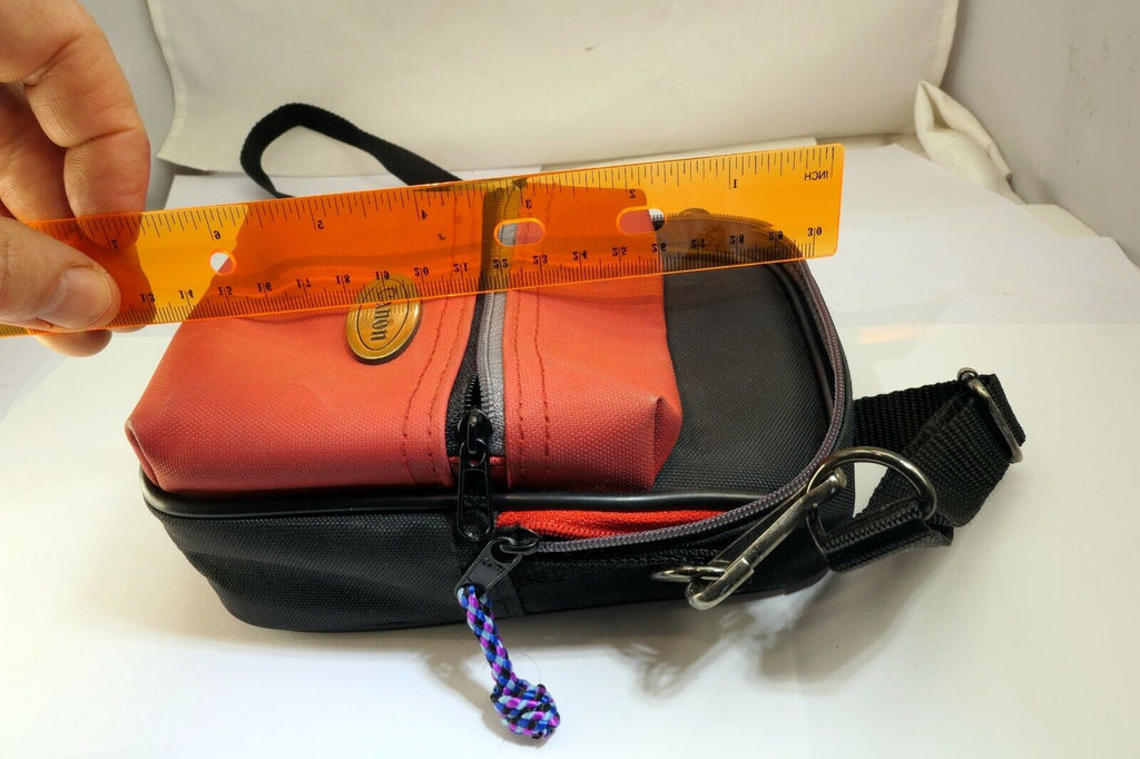 Canon 6X4" Case Powershot camera small Red-Black w/ Shoulder strap