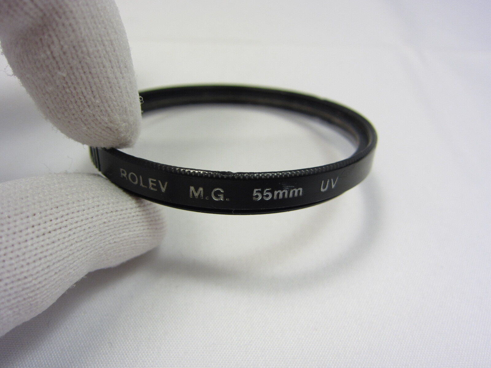 Used ROLEV M.G. UV 55mm Lens Filter ( Tiny Scratches ) Made In JAPAN 6410033