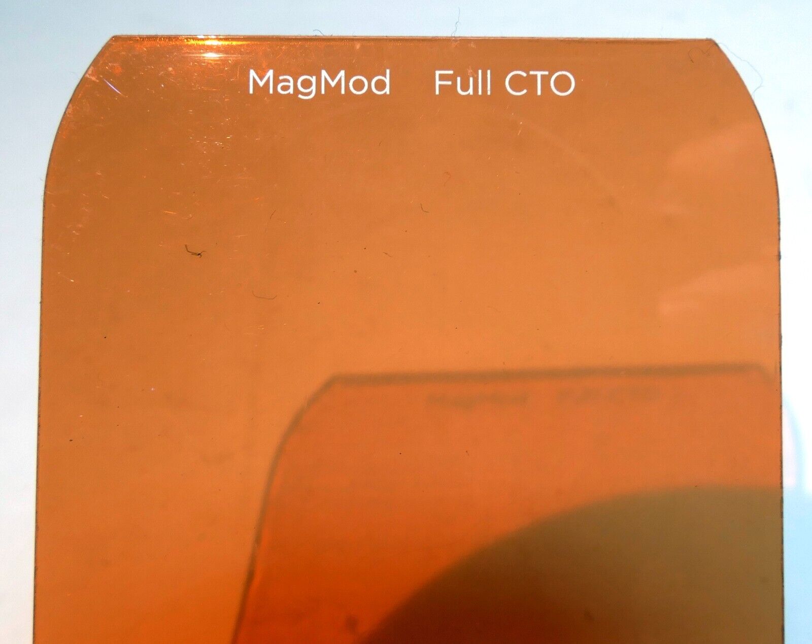 MagMod Flash Filter 1X Full CTO Amber warming  rectangular 8X6cm gel pro