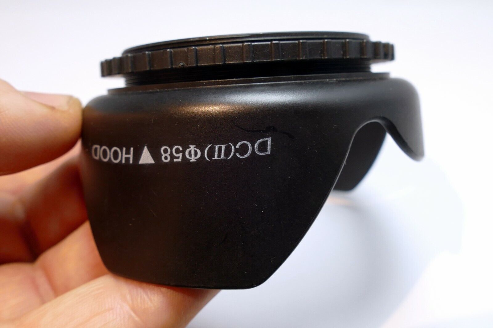 58mm Plastic Lens Hood Shade petal shaped
