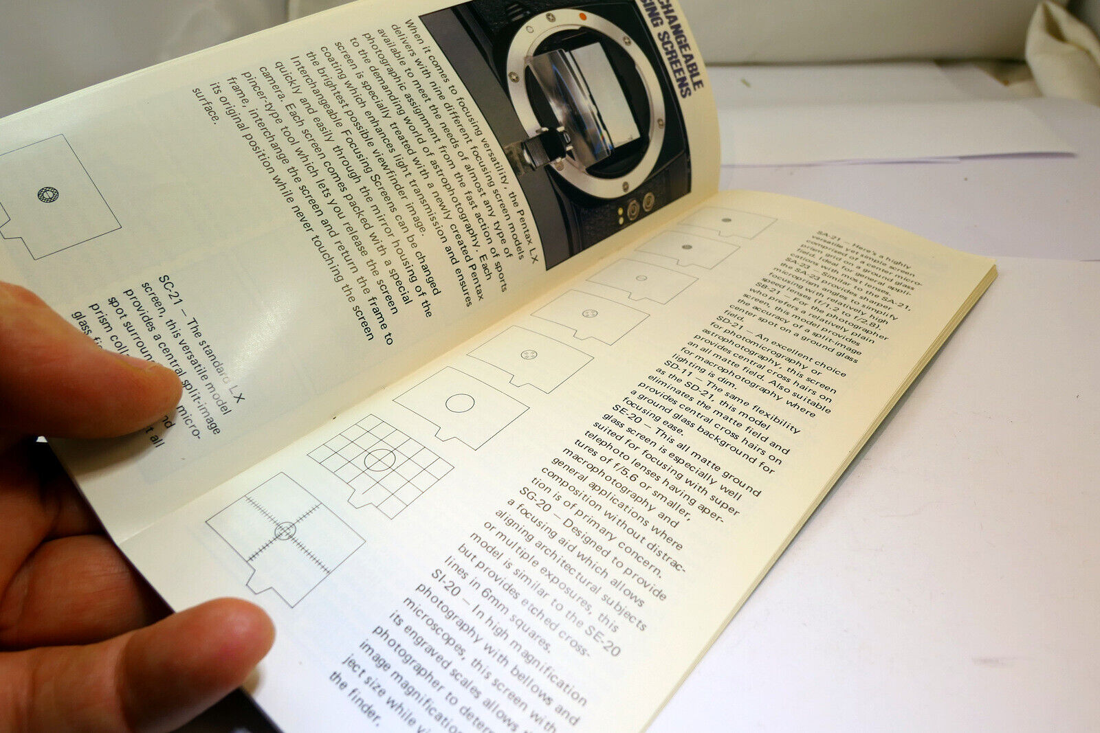 Pentax ILX LX camera  (EN) booklet brochure guide genuine