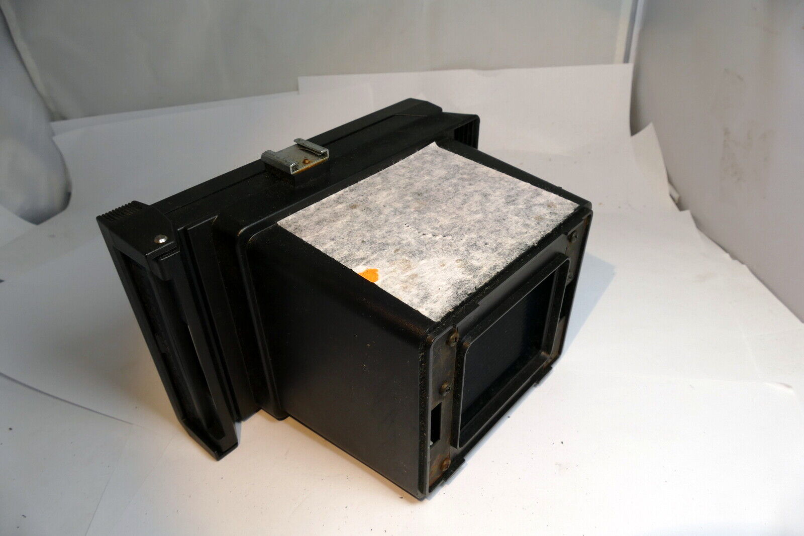 Polaroid land camera back for CU-5 MP macro  lens system
