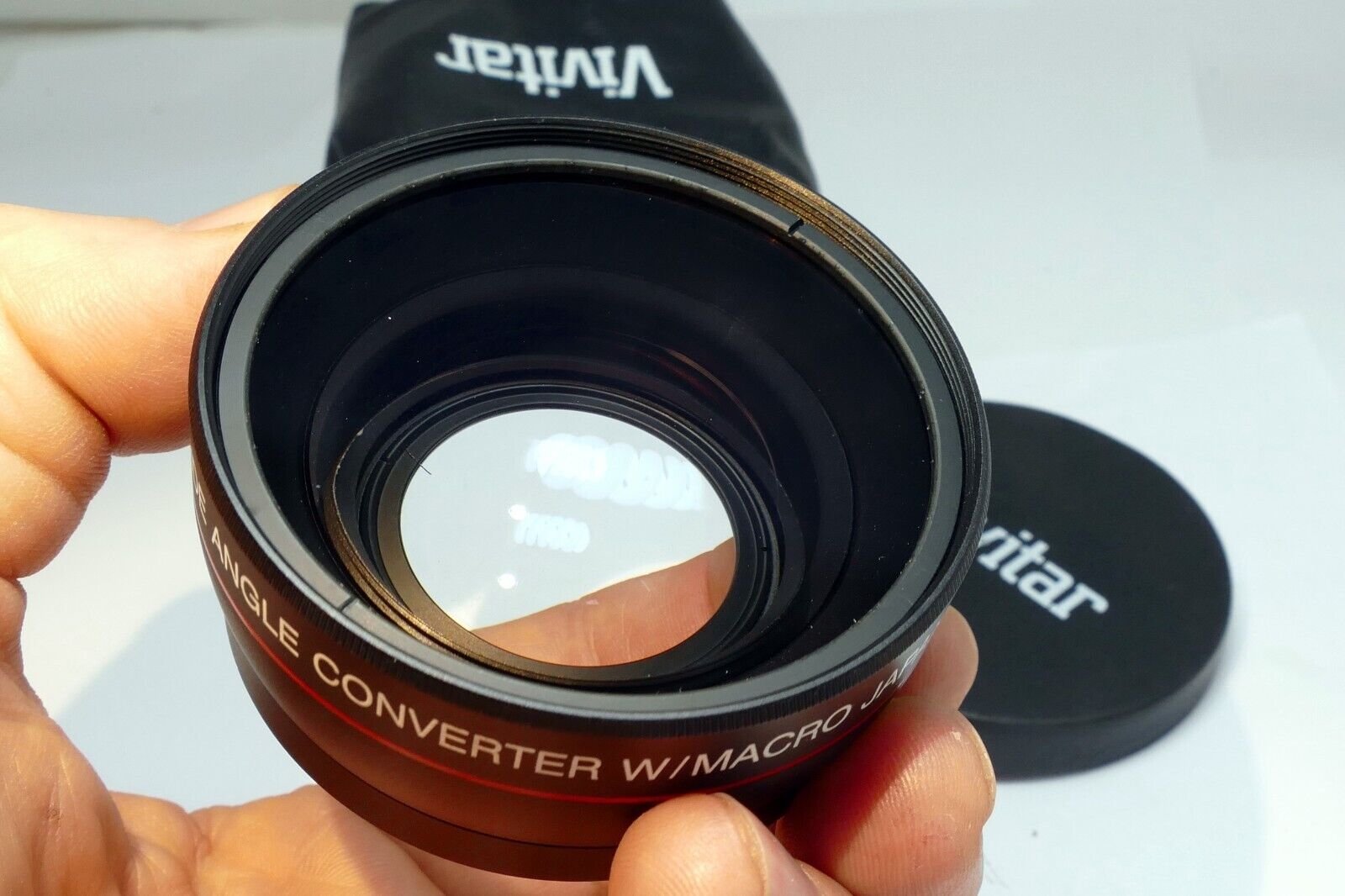 Vivitar 58mm High Definition AF 0.43X wide angle lens HD for DC DV camcorder AUX