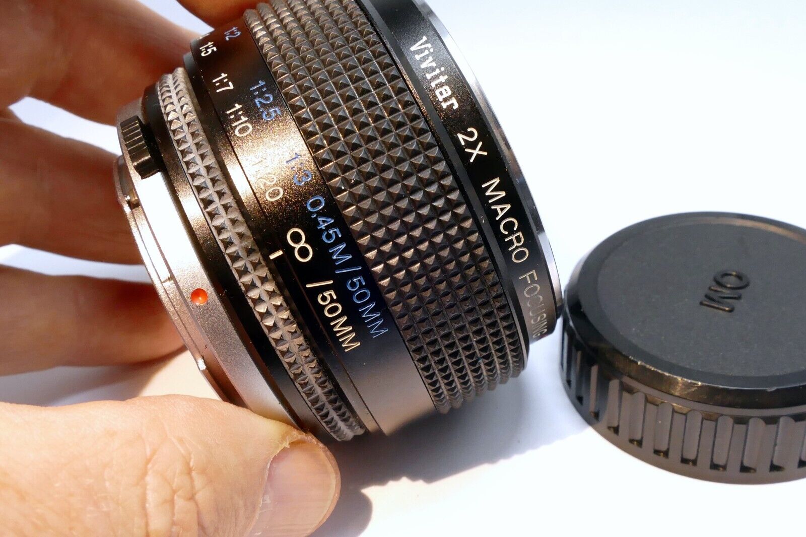 1:1 close-up Vivitar 2X Macro focusing teleconverter Lens for OM mount for Om2n