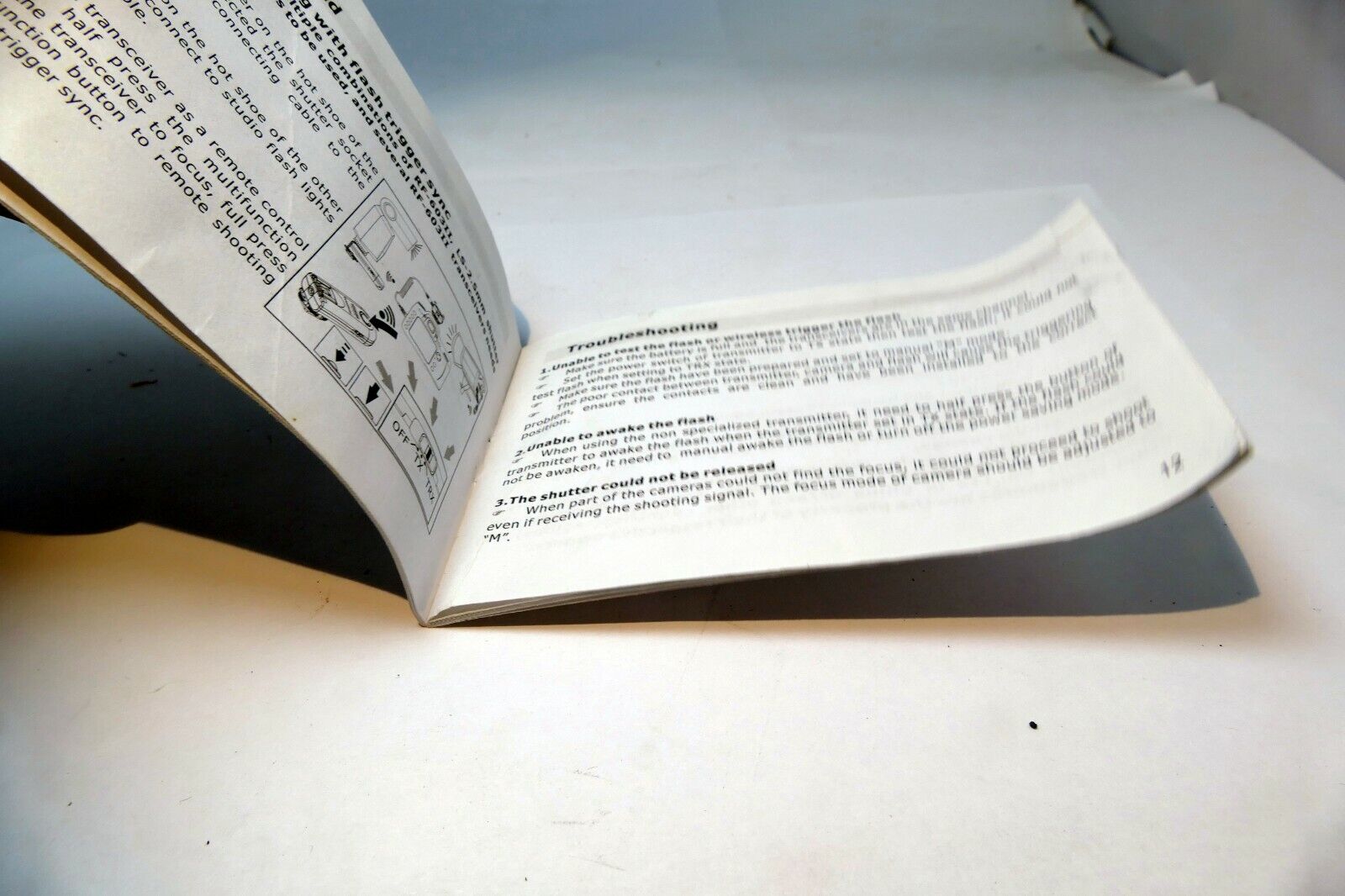 Yongnuo RF-603 II  Flash Wireless Trigger  Guide Book Manual User