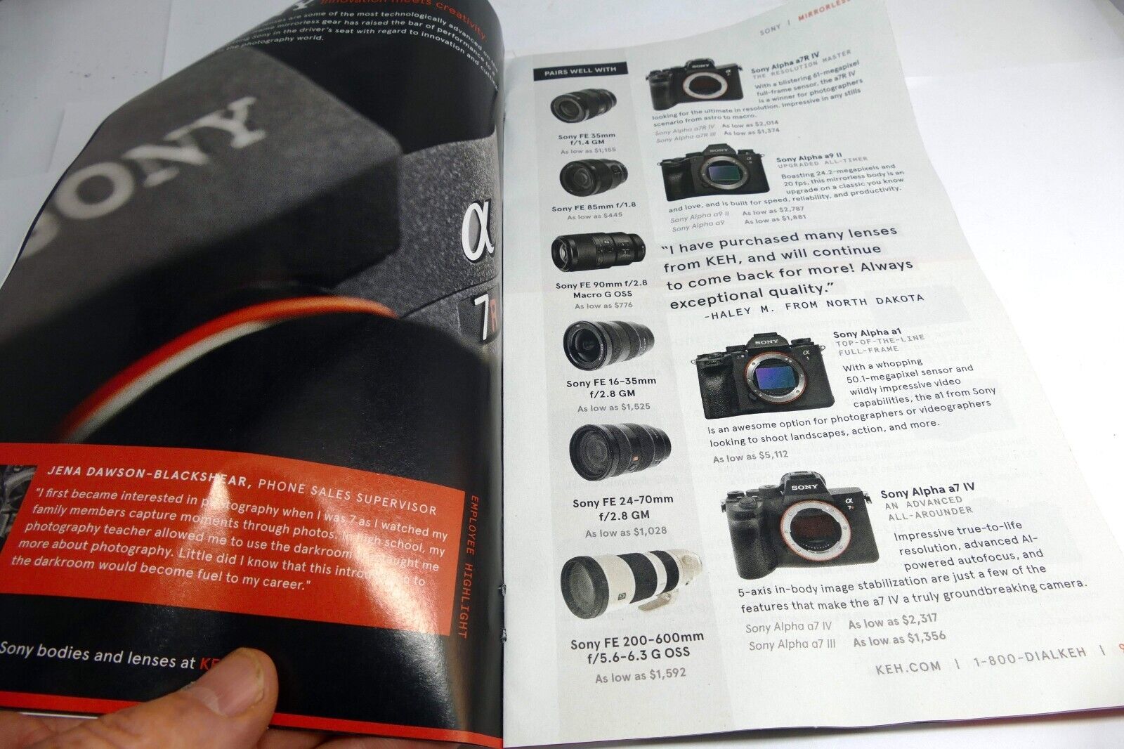 KEH brochure trade-in information reseller of camera gear 2023 Brochure