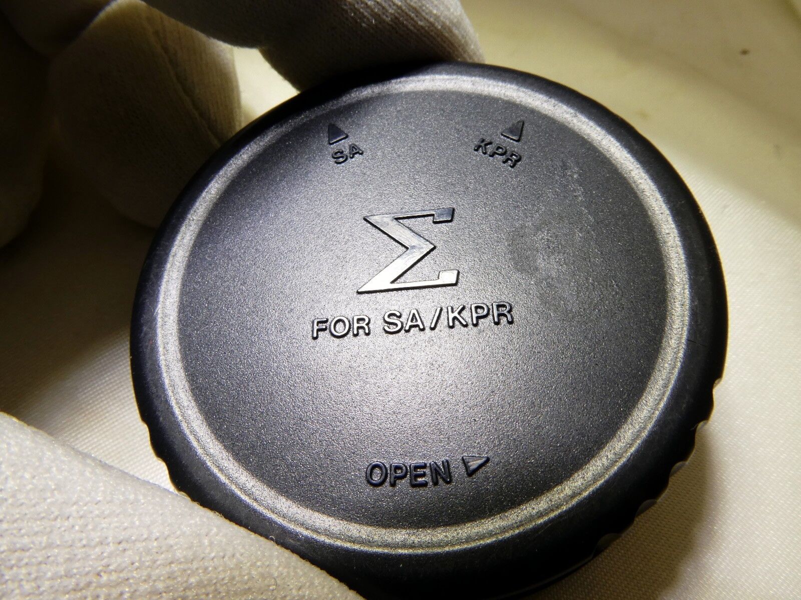 Sigma SA / KPR Rear Lens Cap APO EX  genuine OEM