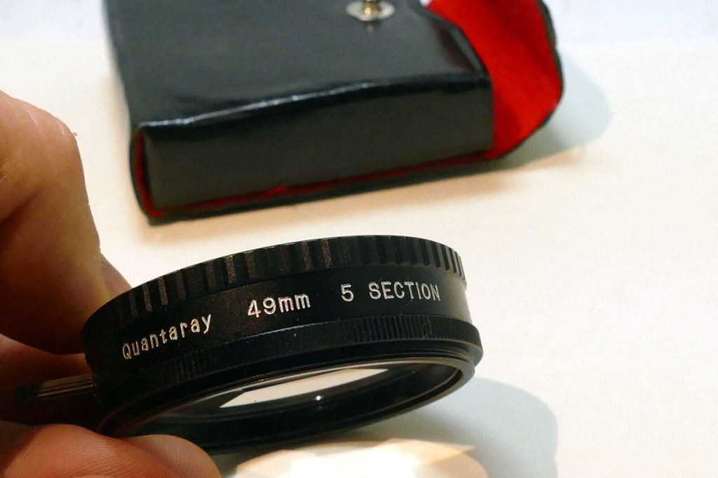 Quantaray  49mm Lens Filter 5 Section special effect multi-vision image
