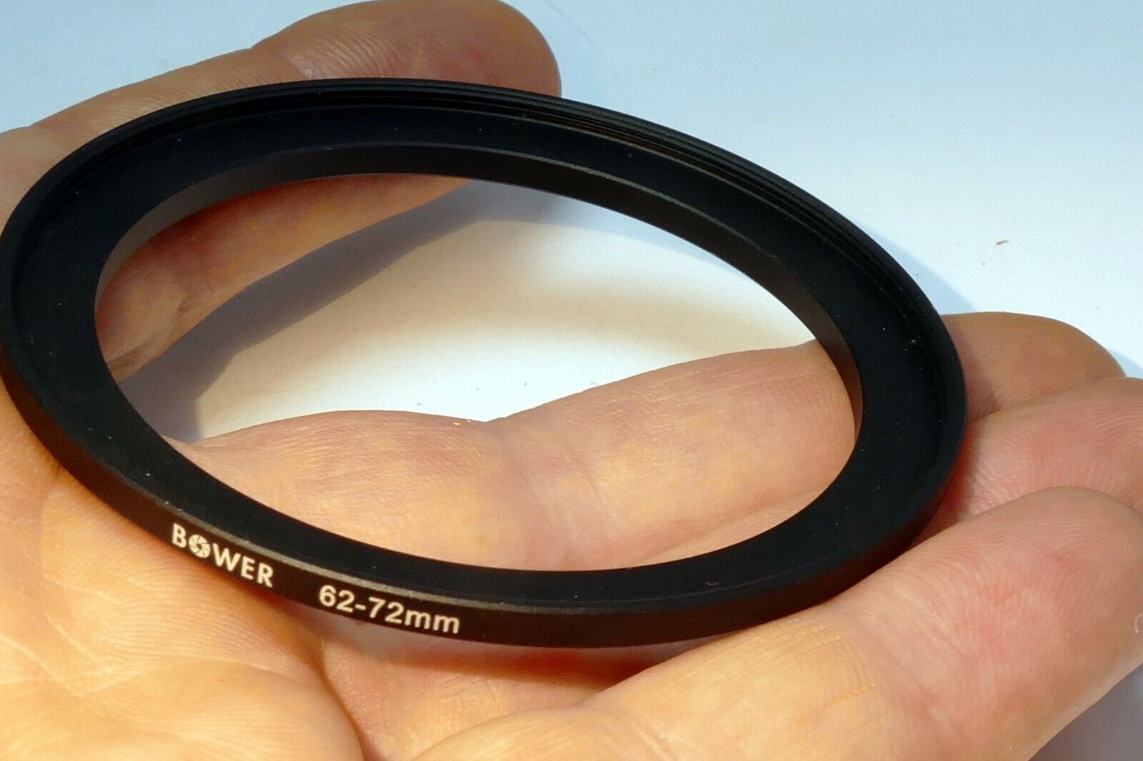 62mm to 72mm  lens ring step Up threaded male to female thin profile wide angle