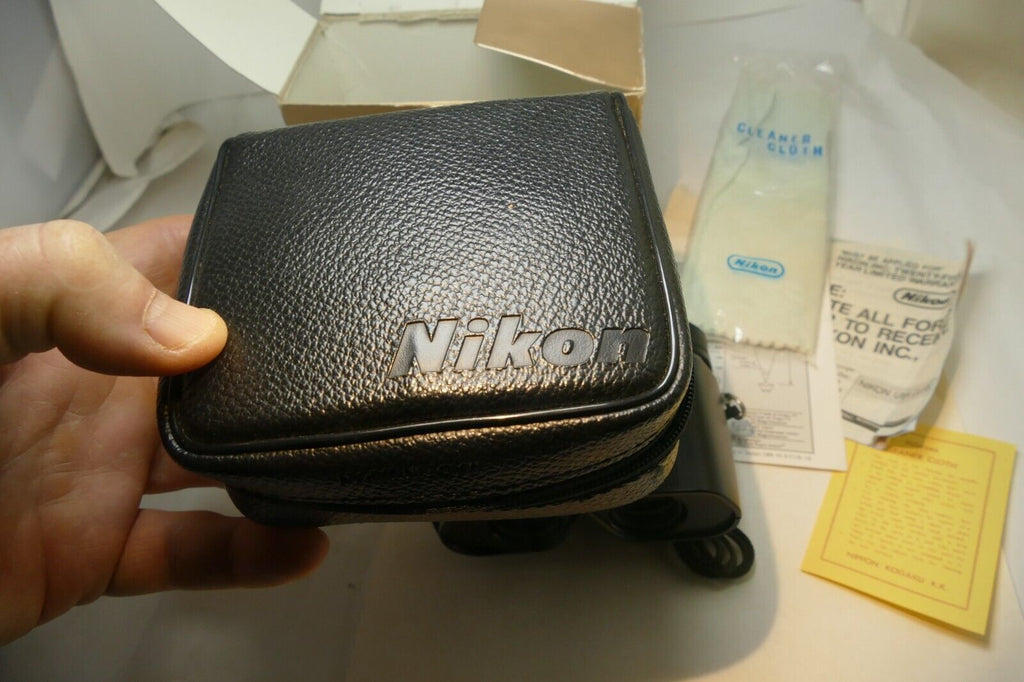 NIKON Porro Prism Binoculars 7X20CF w/ case box, guide Nippon Kogaku Japan