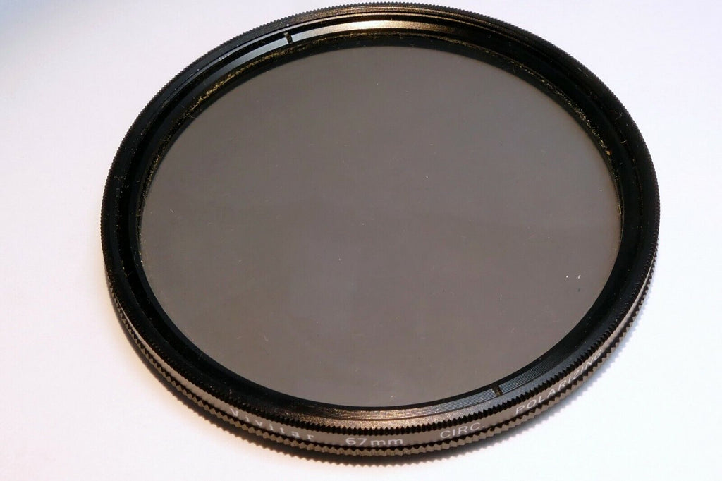 Vivitar 67mm Circular Polarizer C-PL  Lens Filter wide angle thin profile