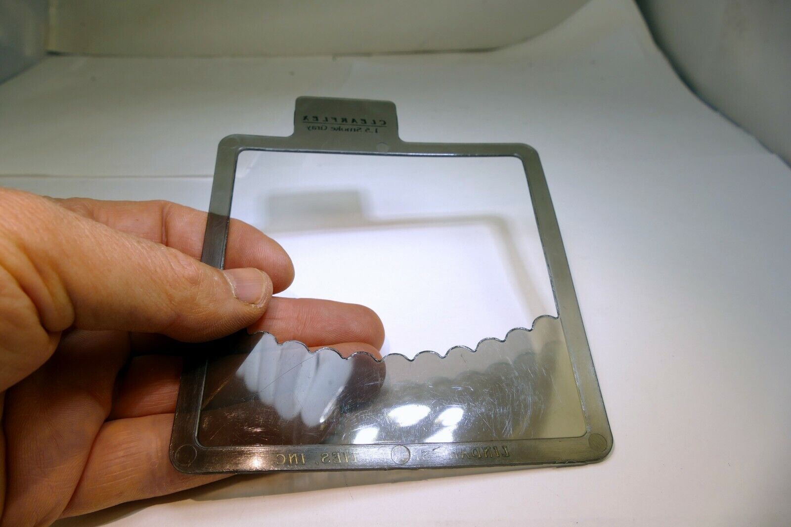 Low Bottom Arc Lindahl Smoke Gray Vignette 4.5X4.5" Clearflex 