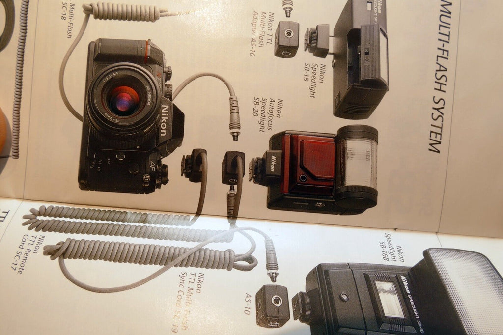 Nikon SB Speedlight Unit Brochure List SB-20 19 17 11 15 16A 14 18 21 flash