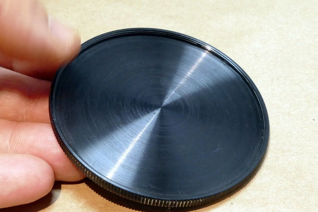 Female Thread 72mm Metal Lens Cap threaded screw in for stacking