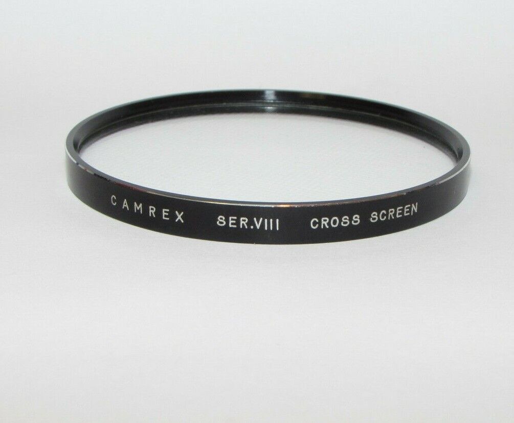 Used Camrex Ser. VIII Cross Screen CS 4 Star Lens Filter (series 8) O31619