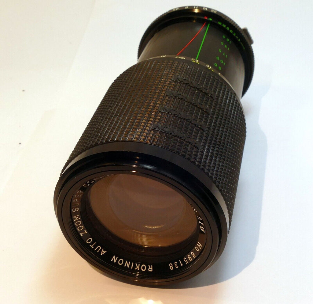 Rokinon 80-200mm f4.5 lens for Olympus OM with Haze (AS IS Parts or Repair)