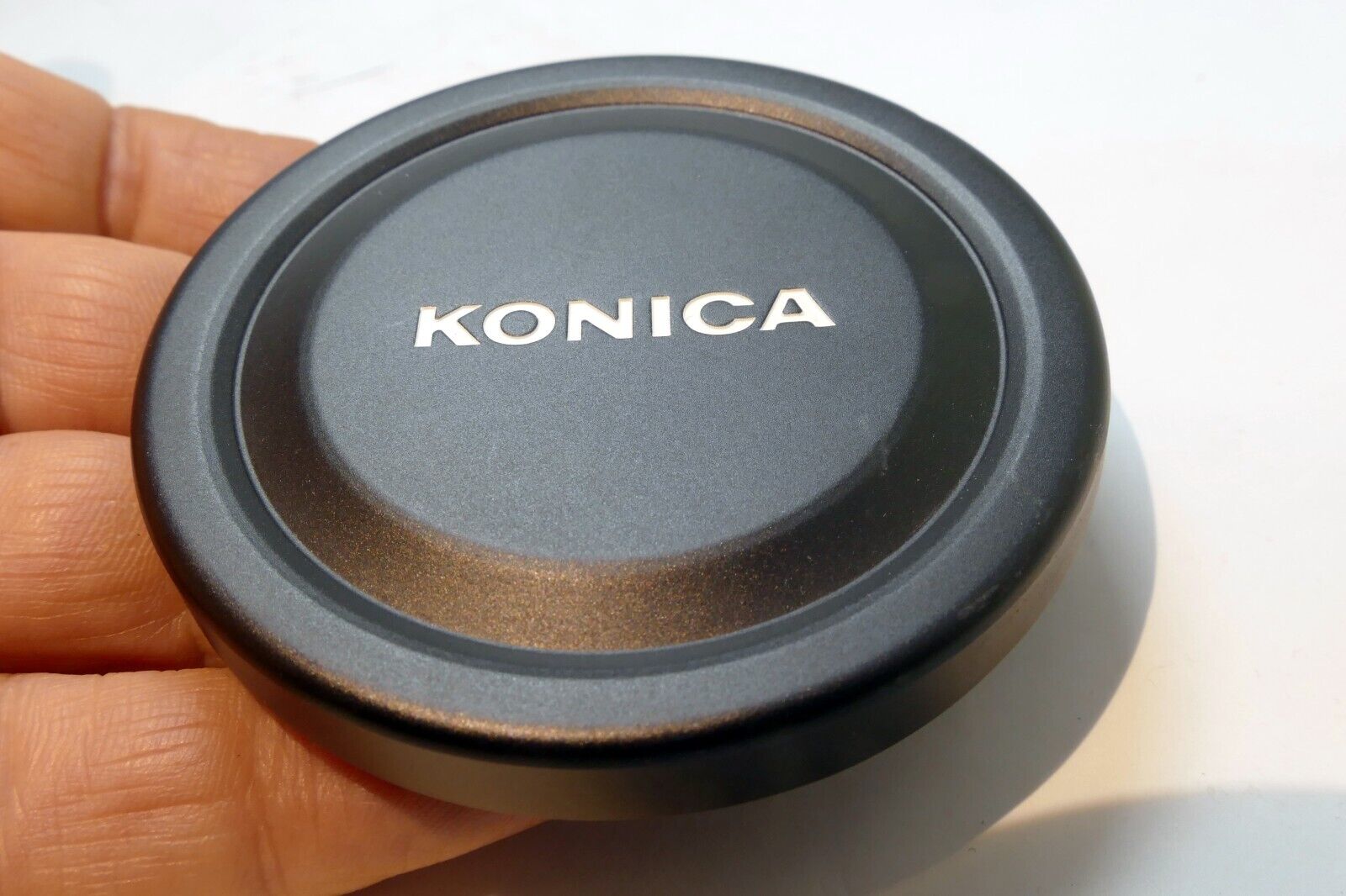 Metal Front Lens Cap Konica 67mm rim slip on type for Hexanon 180mm f4.5 VIII