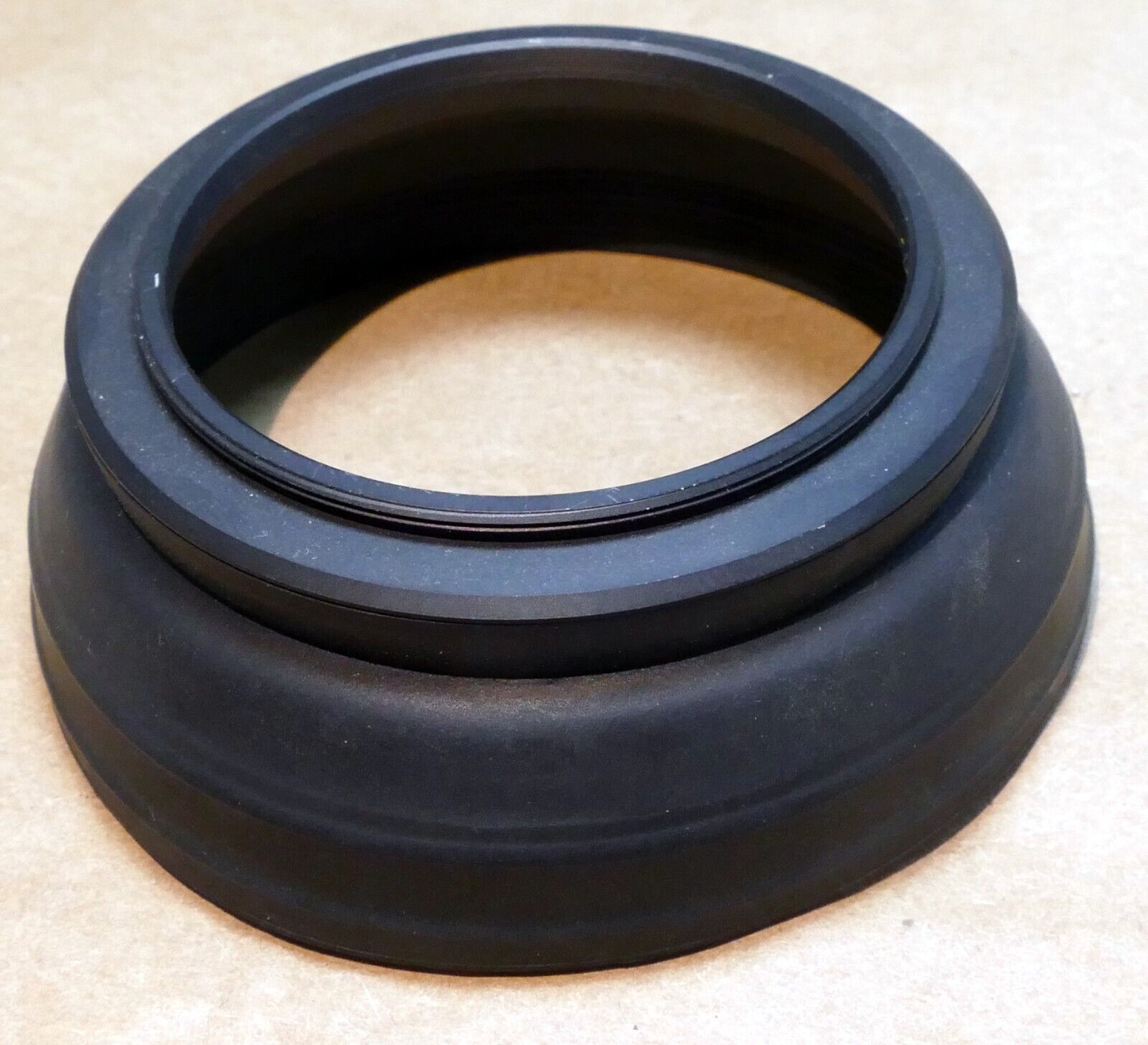 58mm Rubber  Lens Hood Shade made in Japan vintage