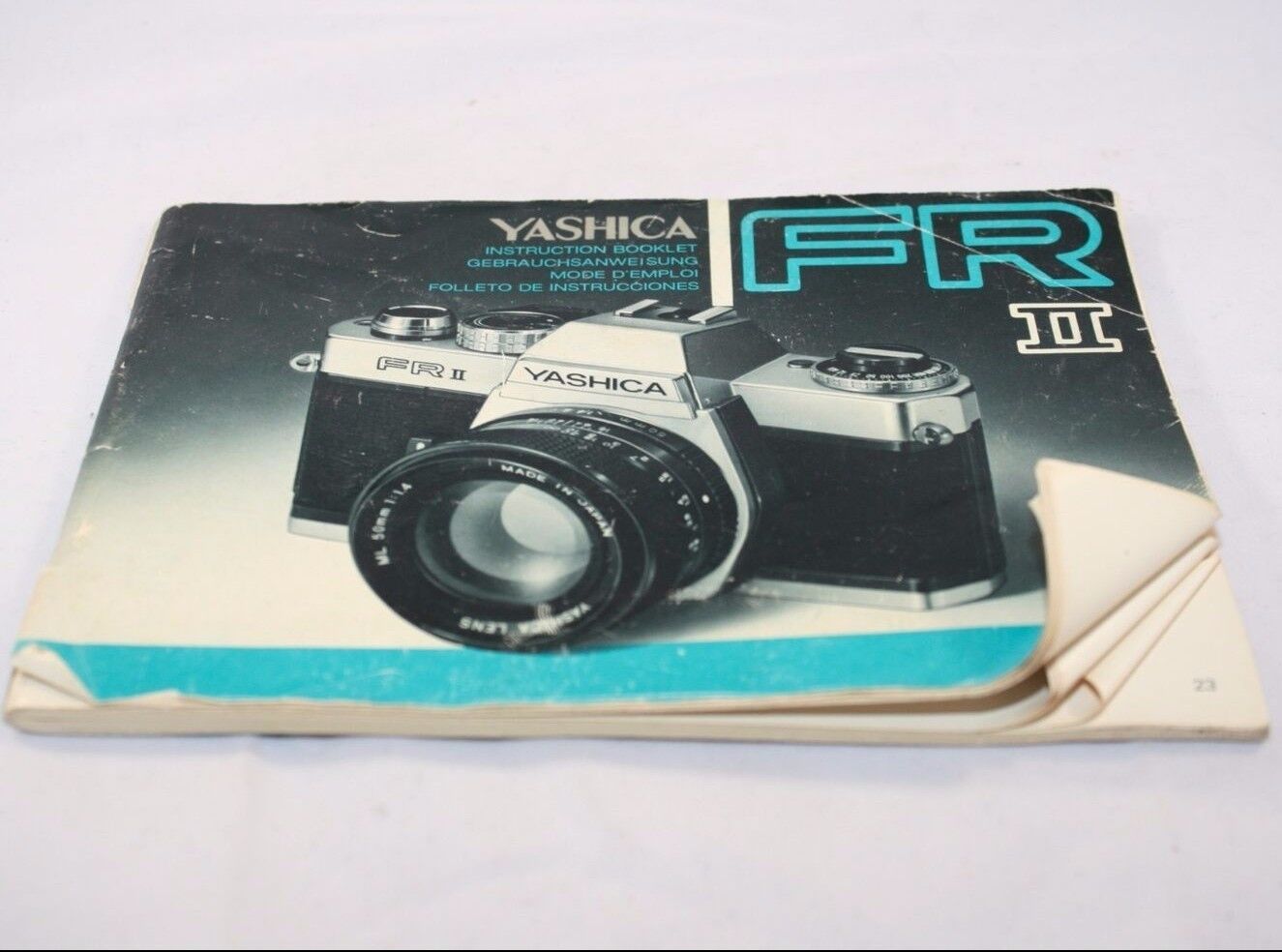 Yashica Camera FR II Instruction Manual (EN) 6103040