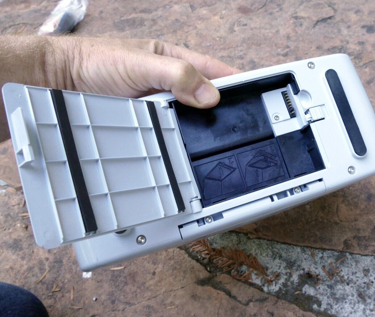 HP Photosmart A616 Digital Photo Inkjet Printer - AS IS - PARTS, missing charger