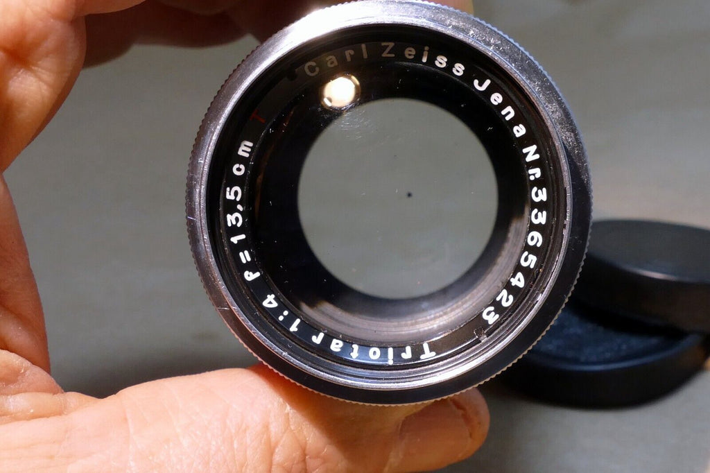 Carl Zeiss Jena Triotar 13.5cm f4.0 T M42 Lens Screw  Mount 135mm