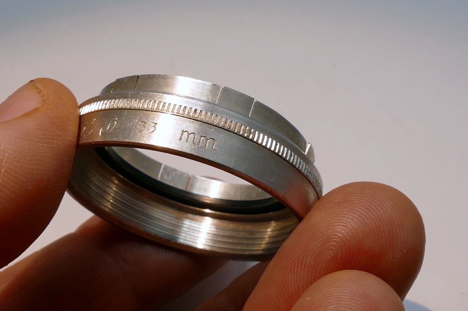 Milo 33mm Filter adapter holder Filter for drop in filters