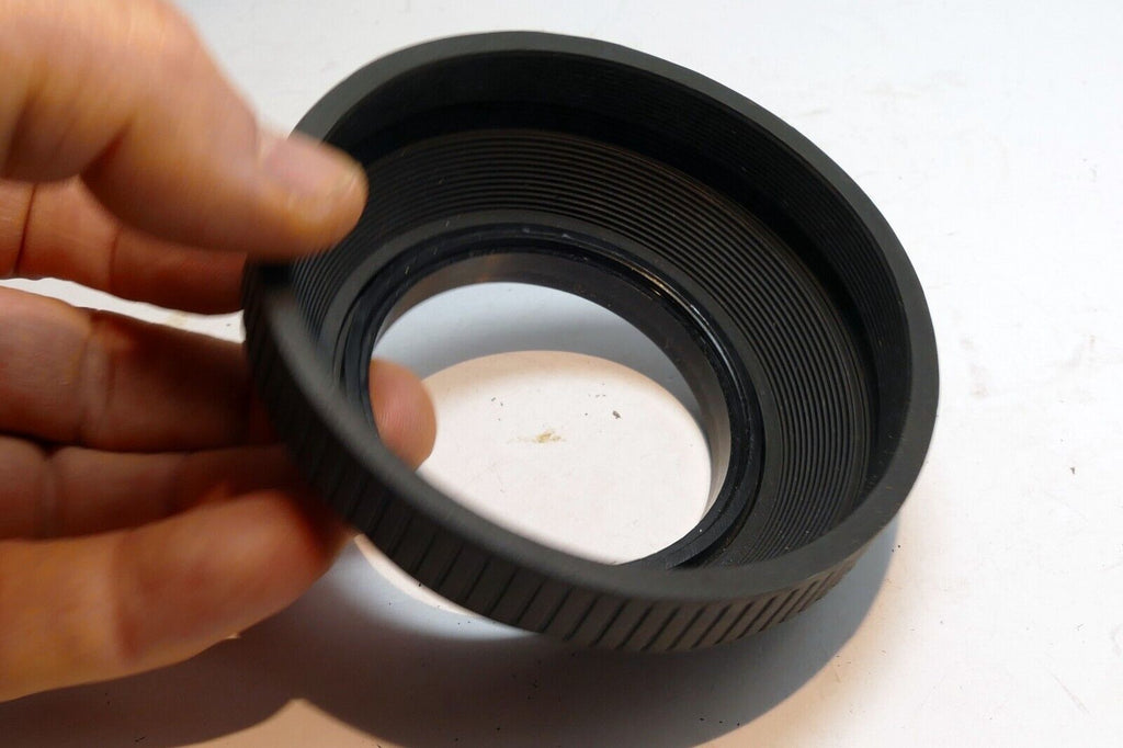 58mm double Threaded Rubber  Lens Hood Shade wide angle for 28mm f2.8