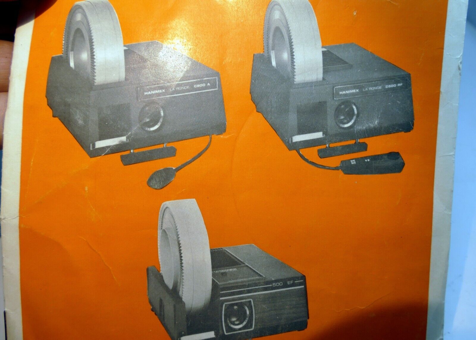 Hanimex 35mm Colour Slide Projector C500S C500A C500RF C500EF brochure list