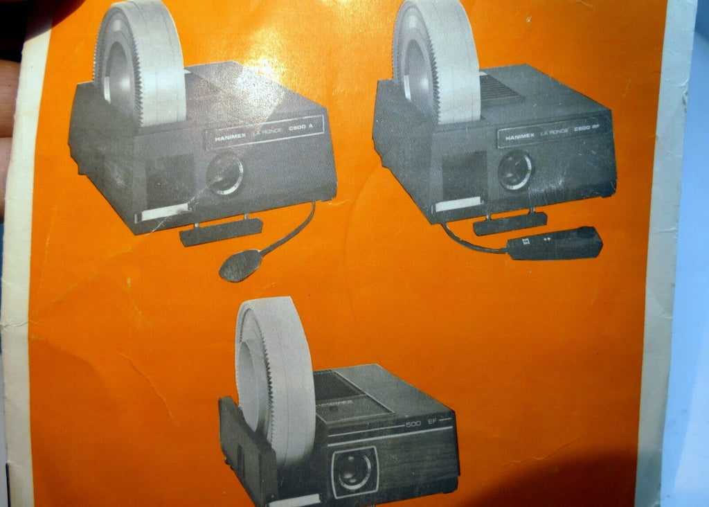 Hanimex 35mm Colour Slide Projector C500S C500A C500RF C500EF brochure list