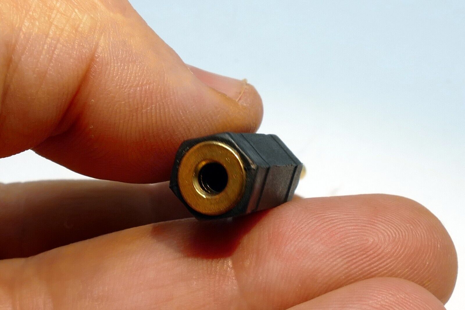 3.5mm  Female to 3.5mm  Male Audio  Cable  adapter plug Mono