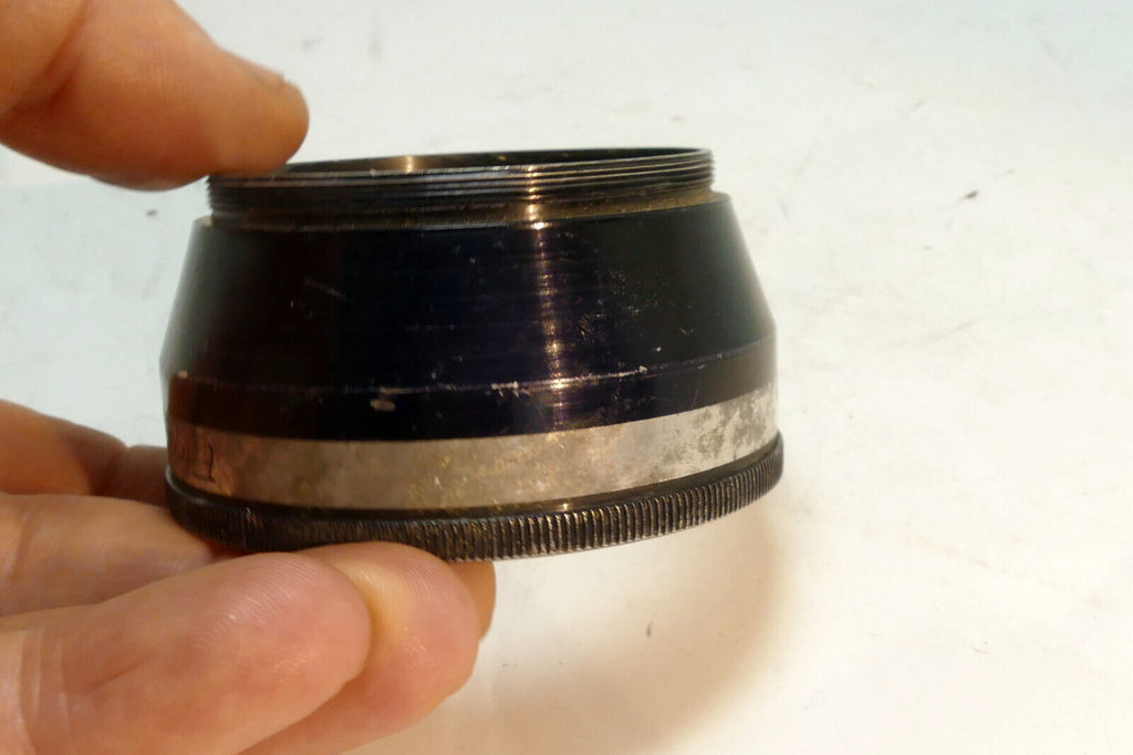 Ednalite Series 7 VII Lens Hood / Shade made in USA Metal threaded 7-S