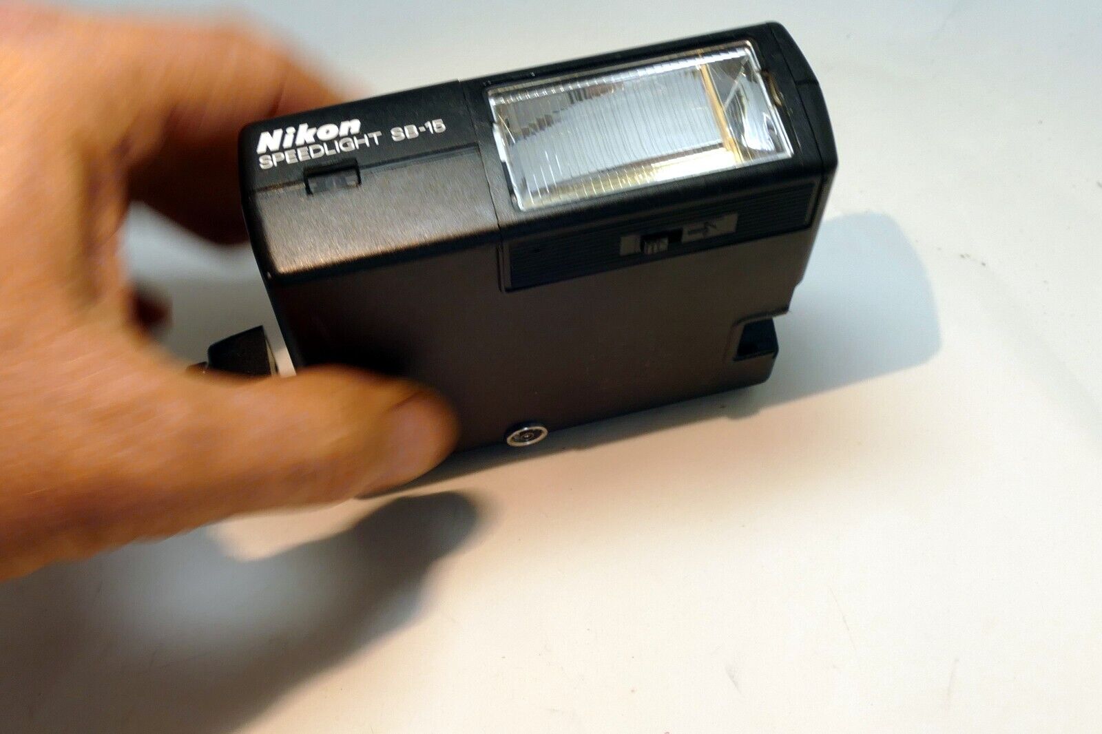 Nikon SB-15 Speedlight  flash -  for parts, not working with corrosion - AS IS