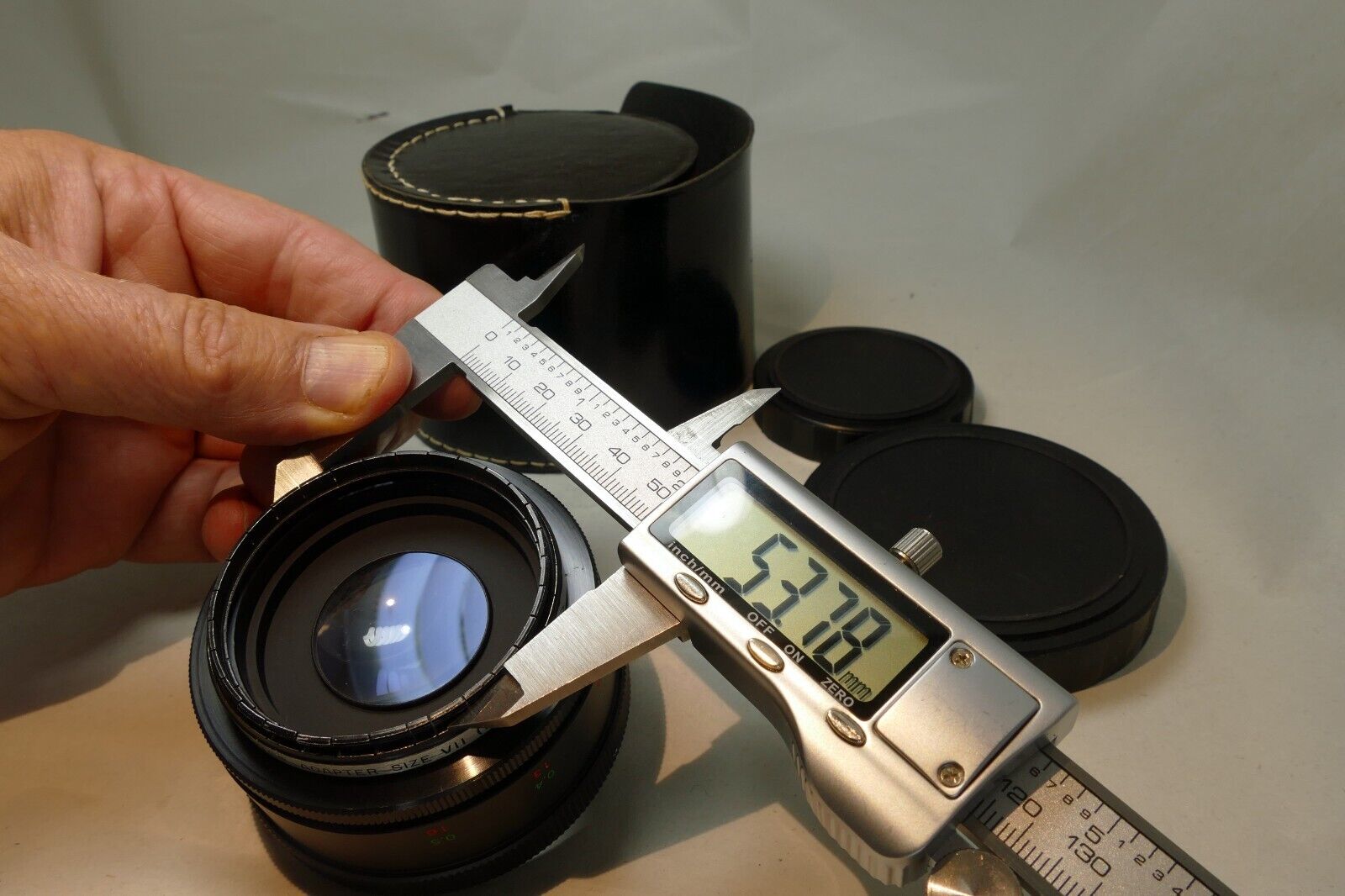 Tiger Macro zoom AUX Camera LENS Series VII 54mm threads - with heavy haze AS IS