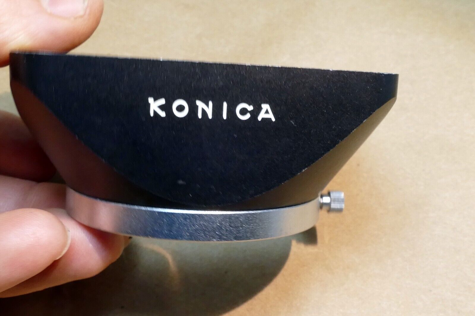 Konica 55mm Lens Hood For 24mm f2.8 /28mm  f3.5 Hexanon shade - OEM Genuine