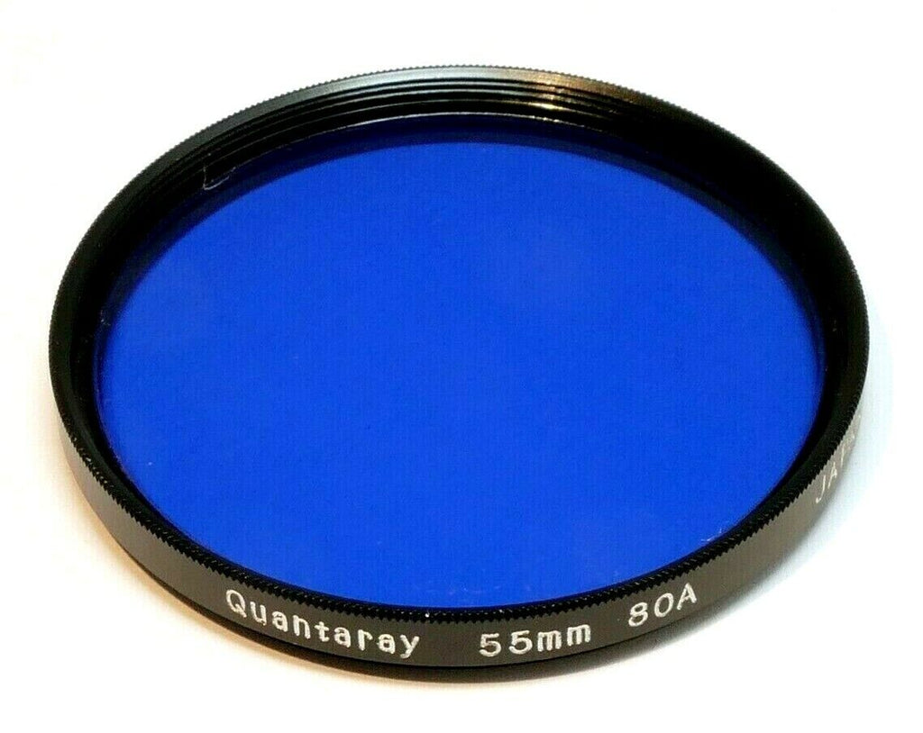 Quantaray  55mm Filter 80A  multi-coated deep blue