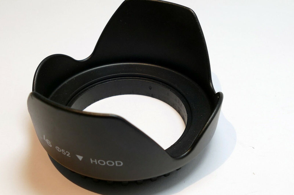52mm Plastic Lens Hood Shade screw in petal  for 50mm f1.8 f1.4