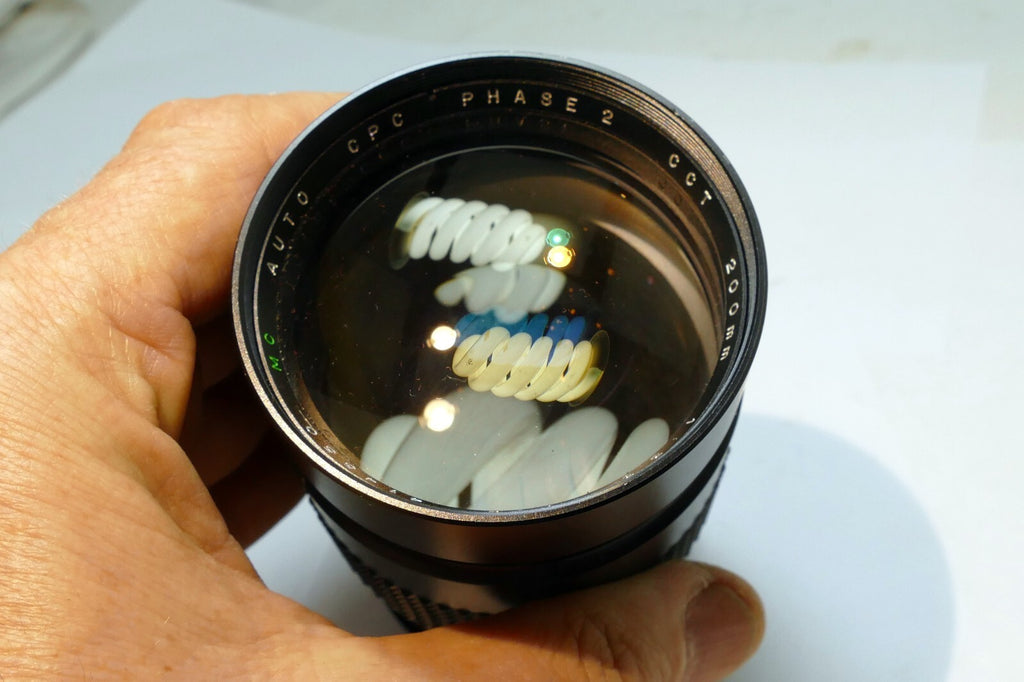 Phase 2 200mm f3.3 telephoto lens for Olympus OM series 1 2 2n cameras