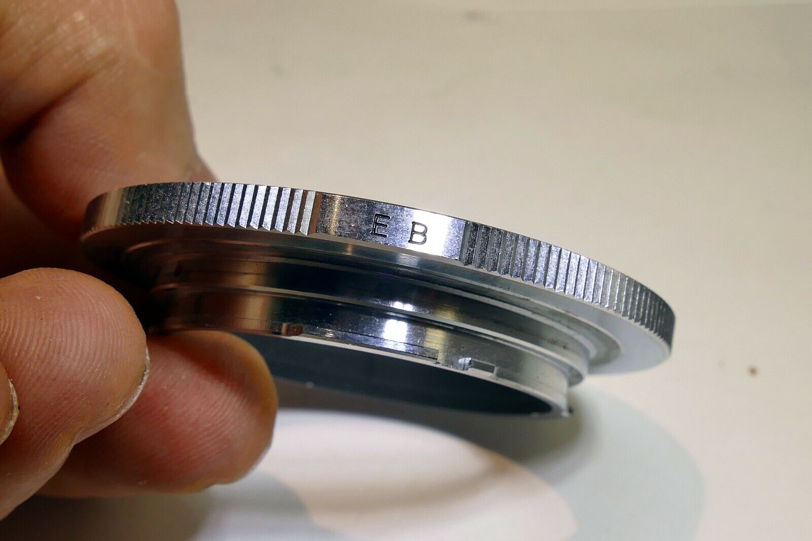 Minolta EB Reverse mount adapter Ring 55mm female threaded to MD MC close-up