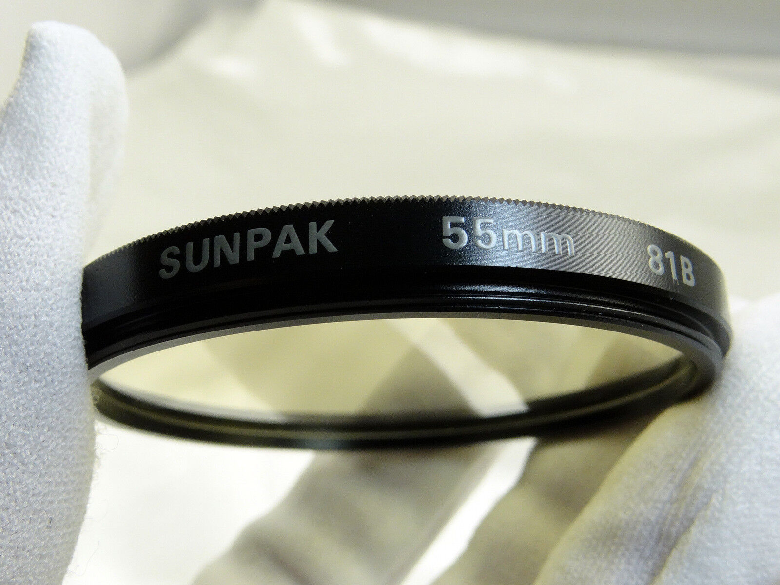 Sunpak 55mm 81B warming collor Correction Camera Lens Filter - Boxed