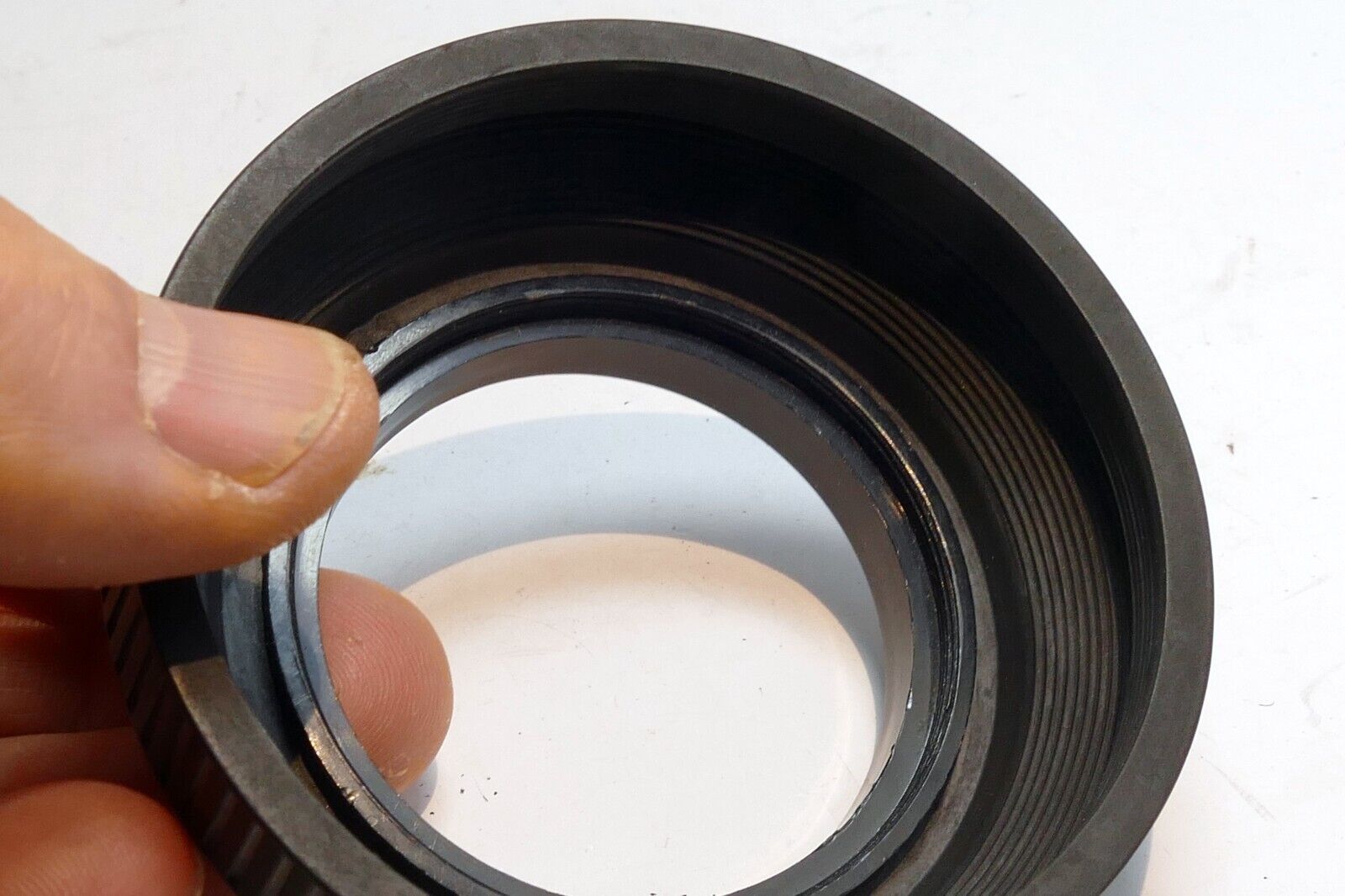 52mm Rubber Double Threaded Lens Hood Shade for 28mm f2.8 collapsible