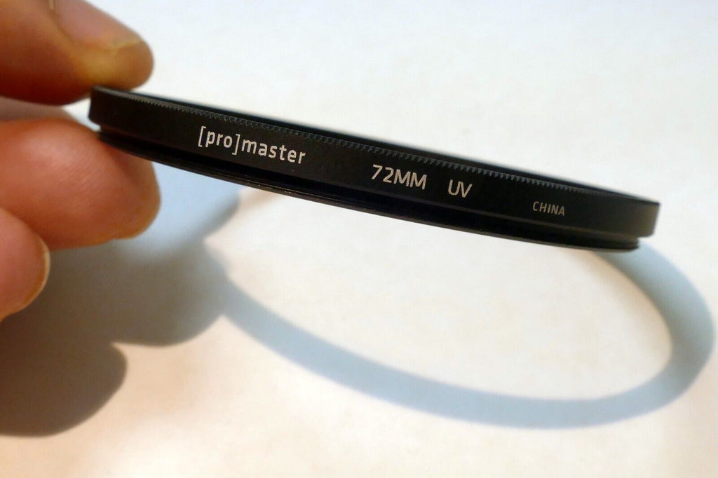 Used Promaster UV 72 mm Lens Filter Made in China